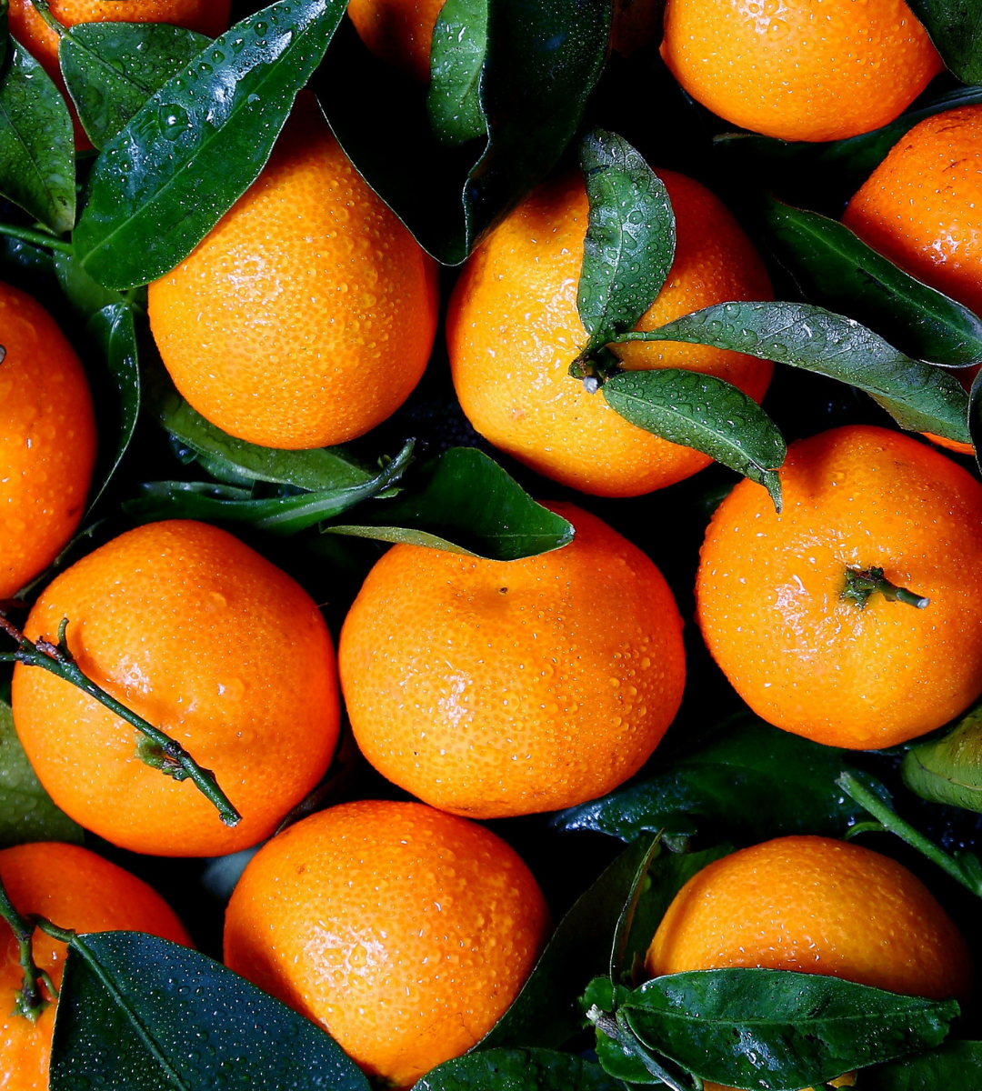 Mandarinai su lapais, 1 kg