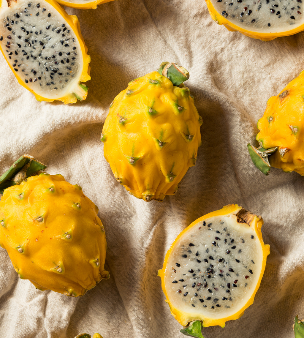 Geltonasis drakono vaisius (Pitahaya)